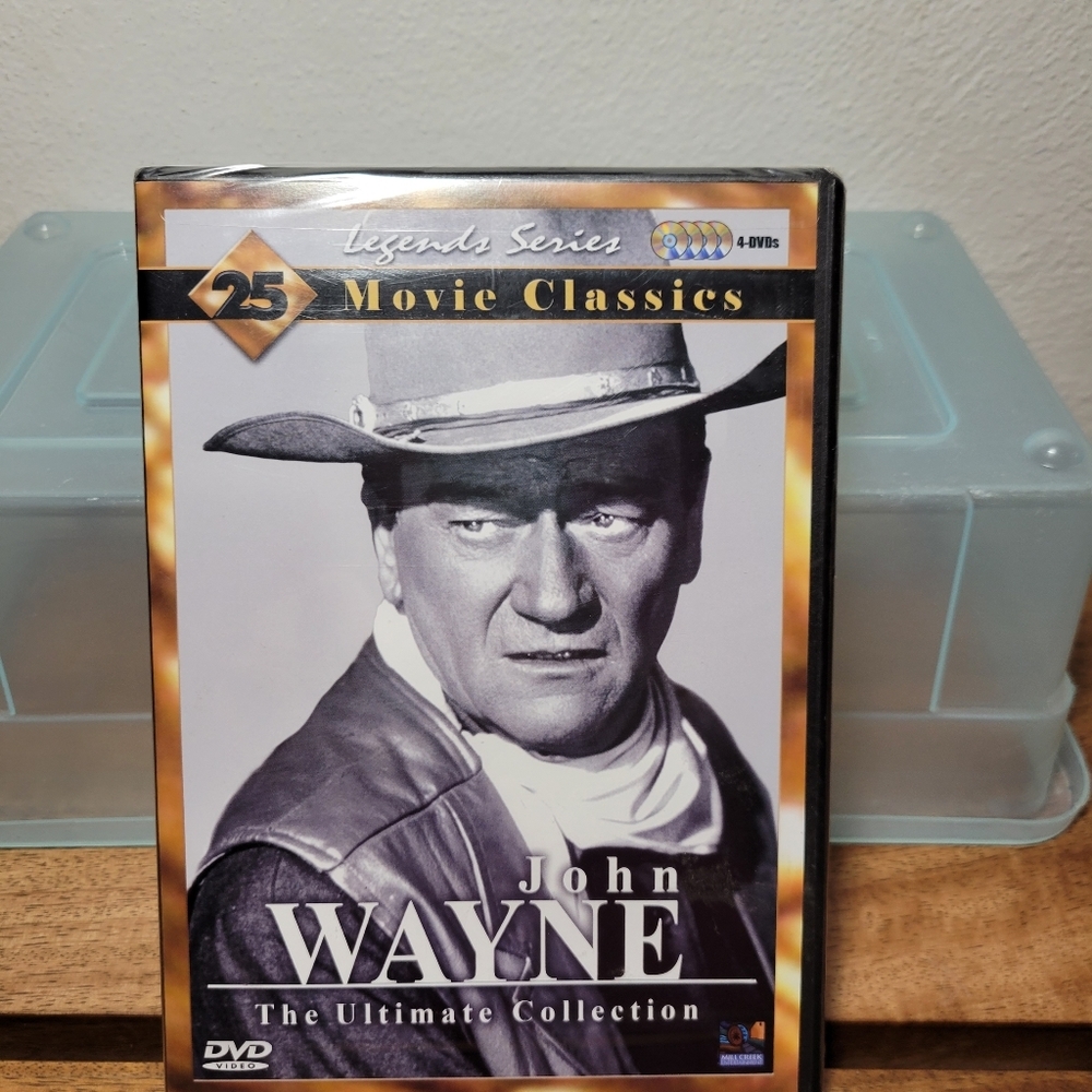 New sealed John Wayne 4 dvd set with 25 movies